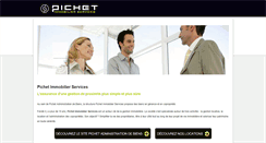 Desktop Screenshot of pichet-immobilier-services.fr