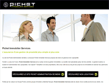 Tablet Screenshot of pichet-immobilier-services.fr